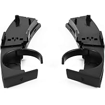 Pair Dashboard Cup Holder Compatible with BMW E85 E86 Z4 2003-2008 Replaces 51457070323 51457070324 Black Left & Right Side (NO Compact Mid-Sized Large SUV Visor Windshield)