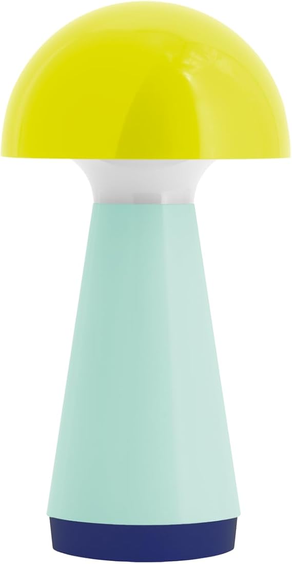 Remember Bobbi Table Lamp Height 18 cm Diameter 9.5 cm Plastic Yellow [Energy Class A]