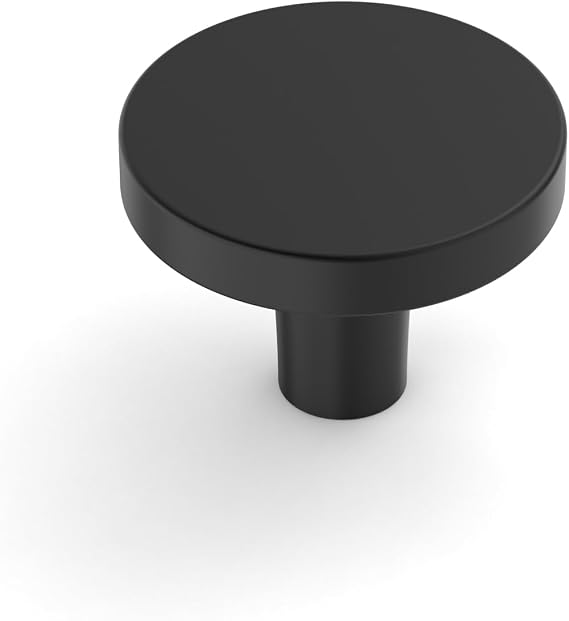 Amerdeco UK0065 Pack of 10 Furniture Knobs Cabinet Knobs Black Drawer Knobs for Cupboard Door Knobs Dresser Knobs Cabinet Knobs