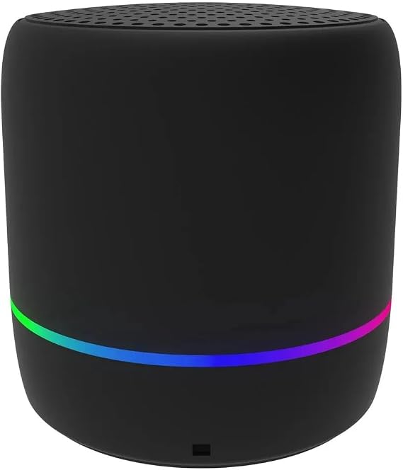Bluetooth Speaker, Mini Portable Speakers, Enhanced Bass, Built-in Mic, 5 Hour Playtime, Wireless Speaker for iPhone, iPad, Samsung, Laptops, Tablets, Car, Home (Black)