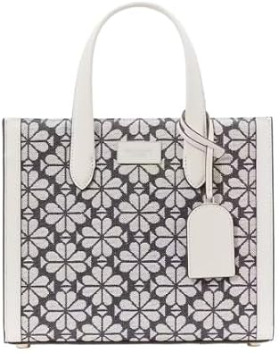 Kate Spade Flowers Handbag, Tote Bag, Shoulder Bag, Grey Cream, gray