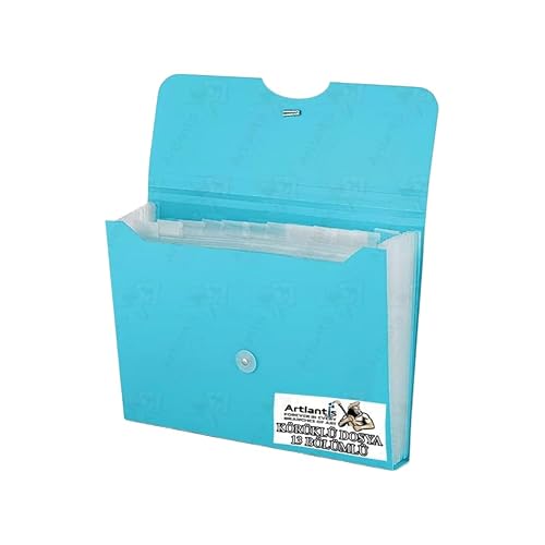 Bellows File 13 Compartment 1 Piece A4 Accardion File Editor 13 Pocket Rubberized File Document Editor Folder