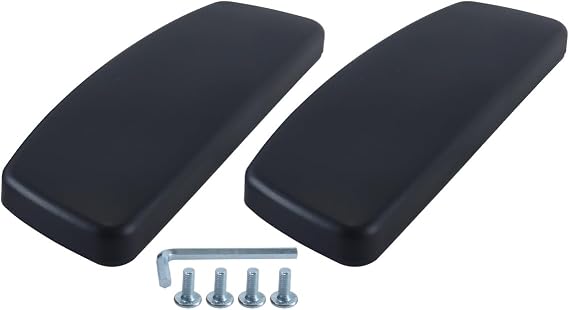 Alide 2 PCS Computer Office Chair Armrest Accessories Replacement Pads with Mounting Hole Desk Chair Arm Pads