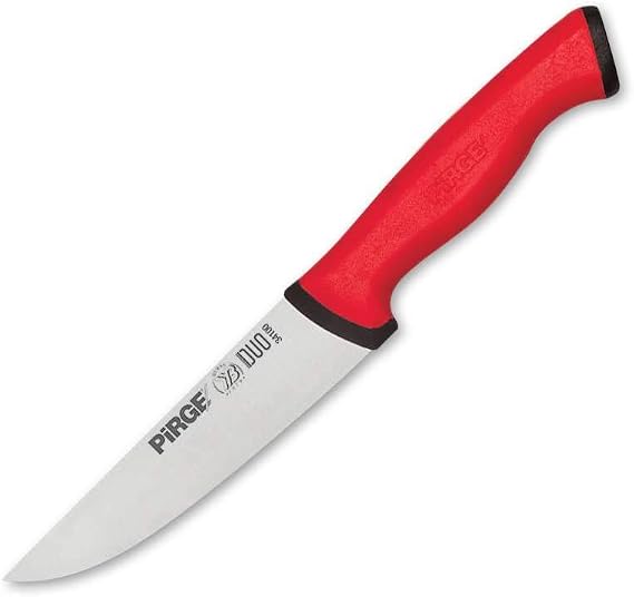 Pirge Kasap Et Bıçağı Duo 0 No 34100 12,5cm Kırmızı