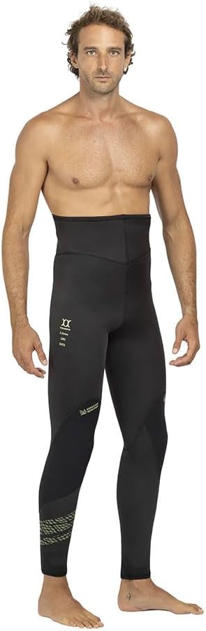Salvimar Spearfishing Men's Underwater Wetsuit - Black with Army Green Inserts, XL
