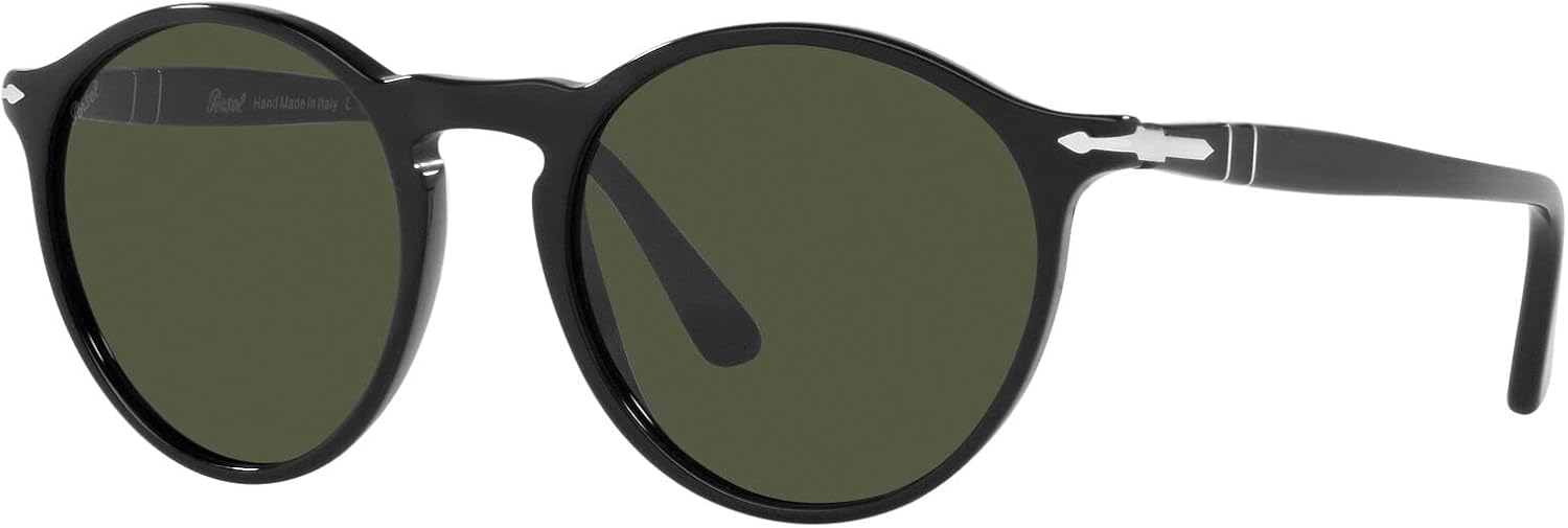 Persol PO3285S-95  31-50 – Womens  Mens Sunglasses – Black, black