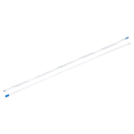 sourcing map Flexible Flat Cable, 500mm 1mm Pitch 8 Pins FPC FFC Flexible Ribbon Cable for LCD TV Car Audio DVD Player 5Pcs (B Type)