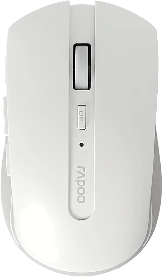 Rapoo 7200M Multi-Mode Wireless Optical Mouse - White