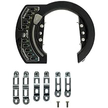 J&C JC-080CLB BK Adjustable Button Ring Lock
