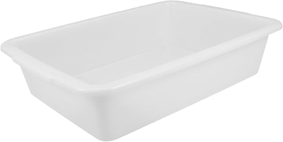 Lab Sample Tray Plastic Chemistry Tray for Experiments Spill Containment and Leak Prevention Deep Laboratory for Organizing Storage 13.78 X 9.84 X 3.07in