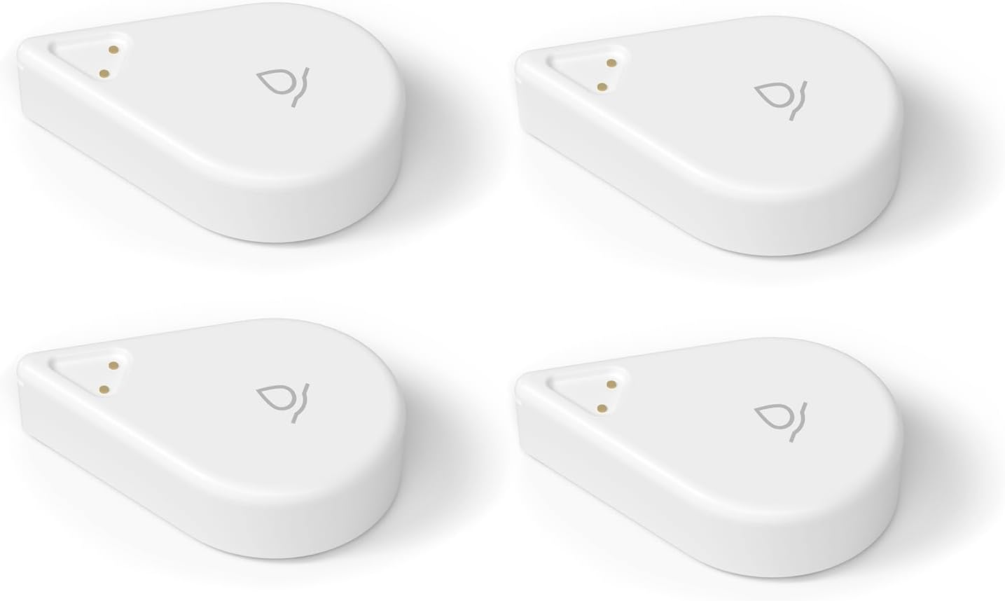 THIRDREALITY Zigbee 水漏れセンサー WL2 4個パック 滴り&漏れ検知 アプリ通知 Zigbee Hubが必要 3年間のバッテリー寿命 バッテリー&スリエン不要 ホームアシスタント対応 SmartThings Homey
