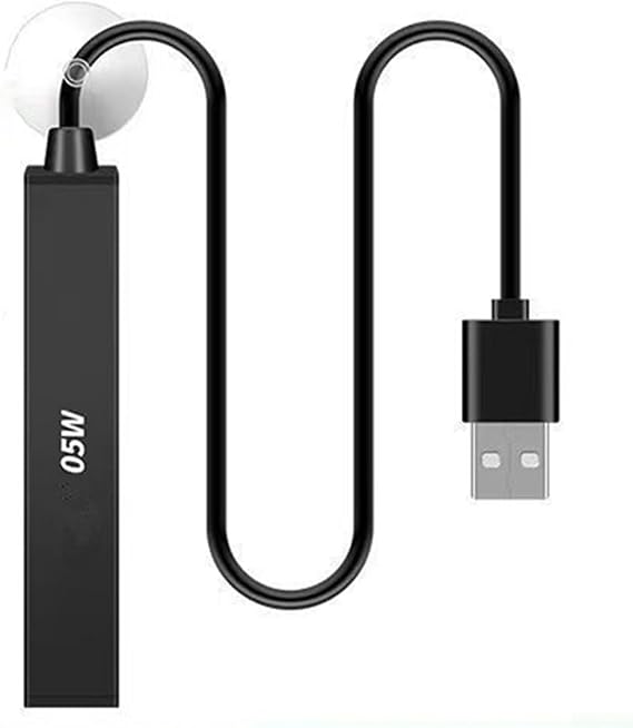 Small Aquarium Heater, USB Fish Tank Heaters, Efficient and Automatic Temperature Control(5W)