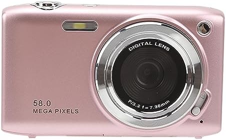 KIMISS 58MP Sensor 4K 16x Zoom Auto Focus Digital Camera Pink