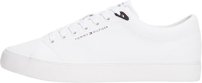 Tommy Hilfiger Men’s Core Low Top Leather Vulcanised Trainers