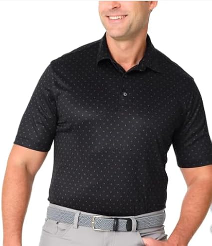 Greg Norman Men's Performance Golf Polo