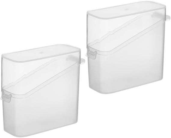 2pcs PP Cheese Container, Flavor-separating Storage Box