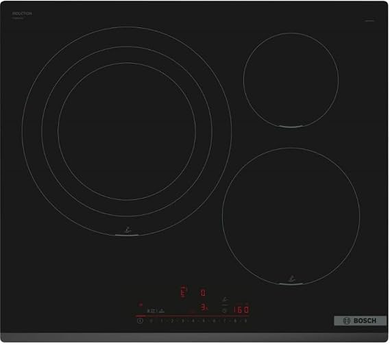 Bosch, Induction Hob, Series 6, PerfectFry Plus, Black, PID631HC1E