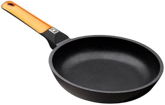 BRA Efficient Orange | 20 cm Frying Pan, Cast Aluminium with Non-Stick