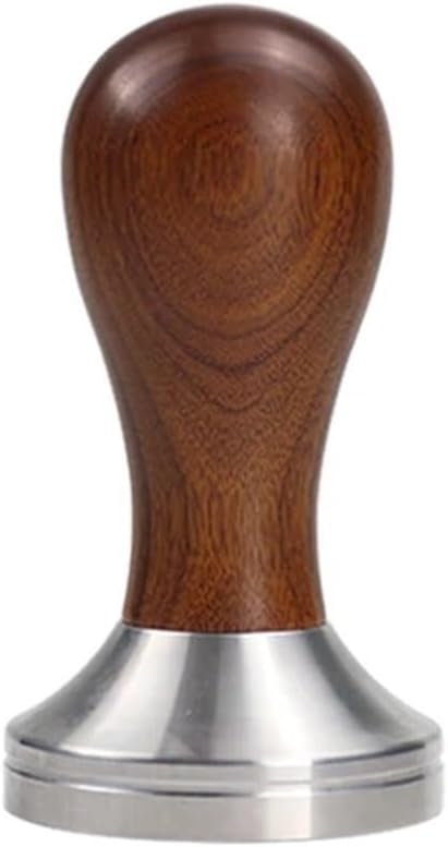 Coffee Tamper，Compatible for Lelit 51mm 53mm 58.5mm 57mm，Barista Tools Espresso Machine Accessories(49mm,Red Sandalwood)