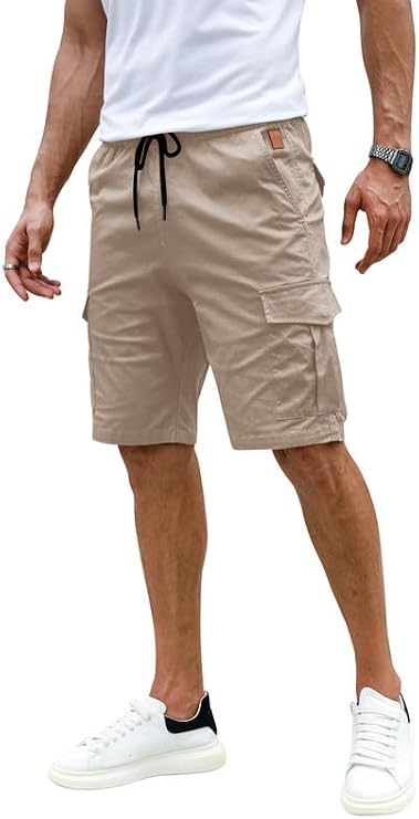 Elegancity Mens Combat Cargo Work Shorts Casual Summer Cotton Jogging Short Regular Fit with Pockets S-XXL