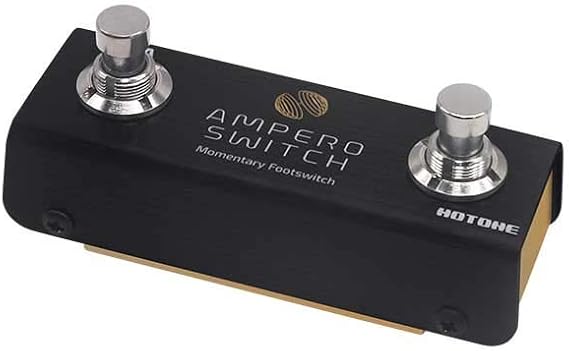 Hotone Ampero Switch - Dual Foot Switch Pedal Momentary 2-Way Pedal Controller 6.35 mm