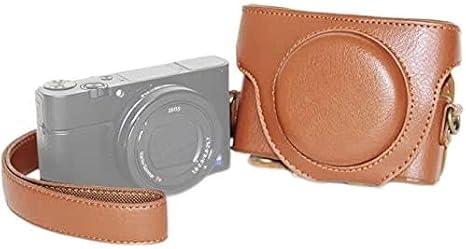 Retro Style PU Leather Camera Case Bag with Strap for Sony RX100 M3 / M4 / M5