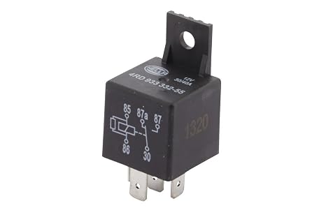 HELLA Relay, working current - 12V - 5poles - switch contact