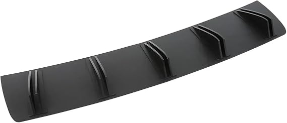 Rear Diffuser Bumper 81.5cm For BMW For M3 E46 Universal Car Rear Bumper Diffuser 5 Shark Fin Curved Lower Splitter Spoiler Cover Sticker Bumper Guard(Matte Black)