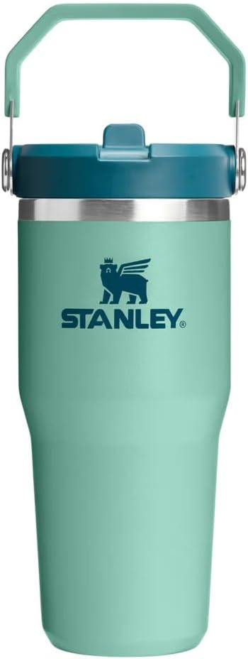 Stanley The IceFlow Flip Straw Pipetli Termos Bardak 0.41 LT/Spring Green
