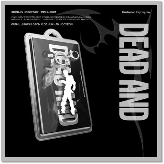 Xdinary-Heroes DEAD AND [Illustration Keyring Ver.] 8th Mini Album
