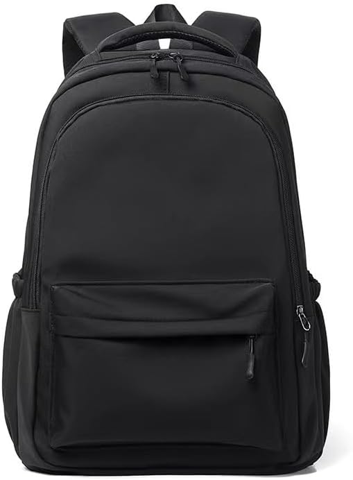 School Bag, School Backpack for Teens Girls, Back to School Backpack, Waterproof Casual Lightweight School Bag, High School Student Backpack, Women's Daily Travel Laptop Bag (Black)