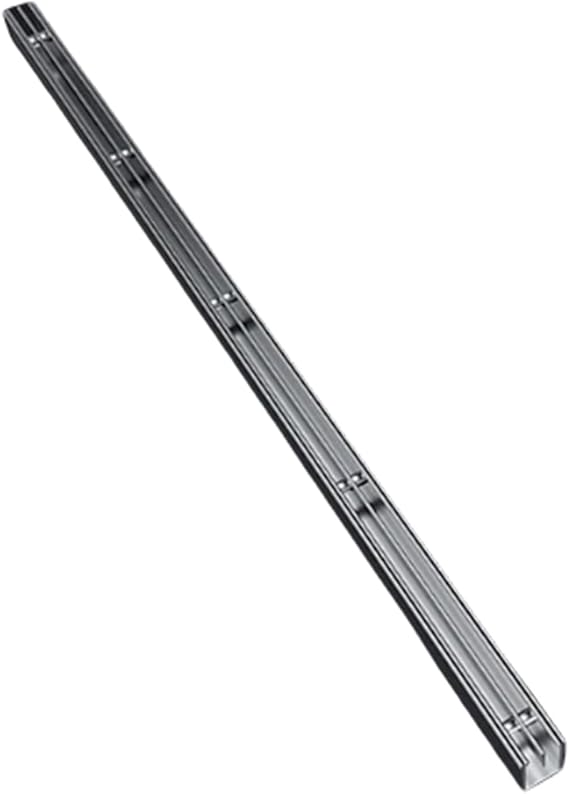 Stainless Steel Trench Drain System with Grate, Detachable Pool Deck Drain, Outdoor Narrow Channel Drain, Drainage System for Concrete Floor, Yard, Patio, Driveway Garage(3.5x4x100cm)