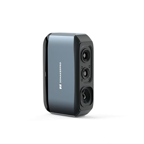 Moose 3D Scanner, Blue Led Light Technology 3D Scanners for 3D Printing, Ideal for Small-Size Object Scanning, Up to 0.03mm Accuracy, True Color Texture Capture