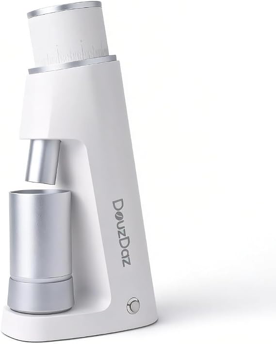 Single Dose Electric Coffee Grinder, White