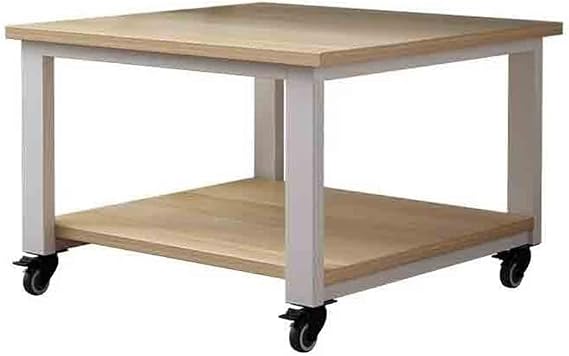 Mobile Printer Stand - Office Storage Rack with Multiple Shelves Under Desk Printer Table Floor Standing Next to Sofa Ideal for Home & Office Use