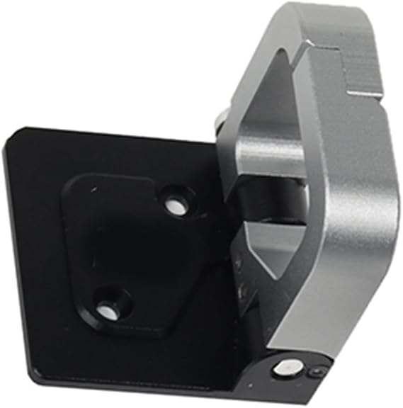 Silver Aluminum Front Hook 10cm Compact Motorcycle Gear(titanium)