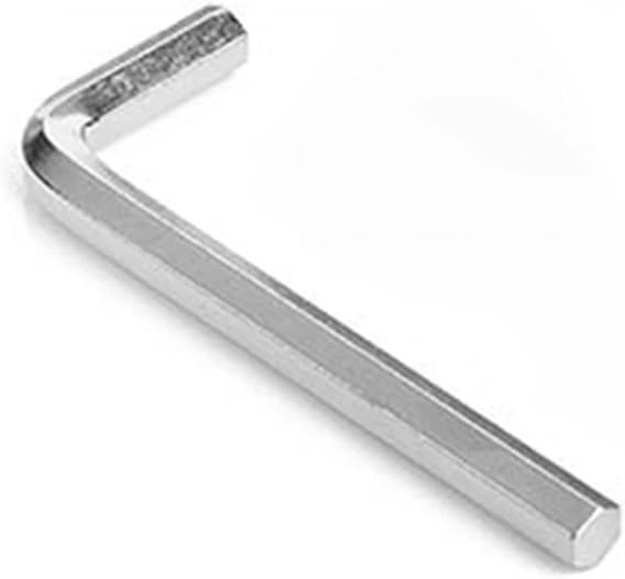 Offset Wrench Hex Wrench Small Allen Key Set Hexagon Hexagonal 1.5mm from 1/2 .25 Bicycle L Handle for Tight Spaces for Automotive Repair(Silver,0.9mmx10x31)