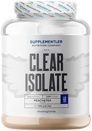 Supplementler Clear Isolate 1000 Gr - ŞEFTALİ & ÇAY