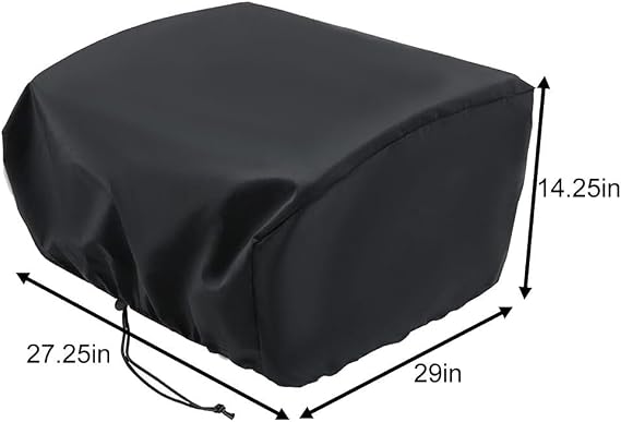 Trailer AC Covers Heavy Duty Oxford Cloth Windproof Roof Air Conditioner Guard for RVs and Motorhomes 27.25x29 Inch(S)