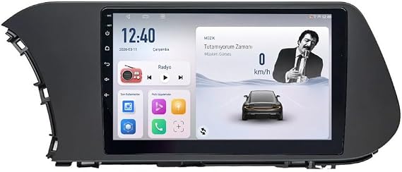 10 İnç Android Multimedya CarPlay Android Auto Navigasyon Kameralı 4GB RAM 32GB - Hyundai i20 2020-2025 ile uyumlu