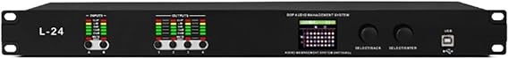 4 In 8 Out Digital Audio Processor Professional 32-bit DSP Stage Sound Equipment Speaker Effect Processor PC Software For Recording Studio(L-24 2 in 4 out)