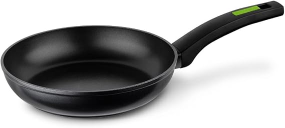 Monix Green | Frying Pan 22 cm, Forged Aluminium, Heat Resistant Bakelite Handle, Suitable for All Hobs Including Induction