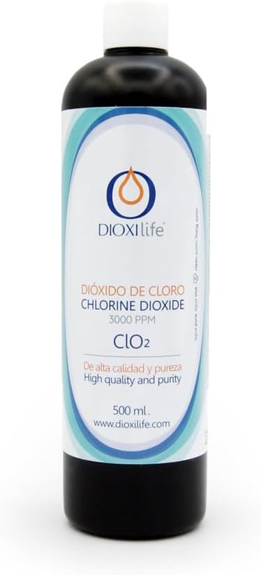 Chlorine Dioxide (500 ml) 3000 PPM - Dioxilife - N1 in Spain