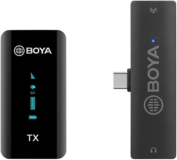 Boya BY-XM6-S5 Kablosuz Yaka Mikrofonu - Type-C
