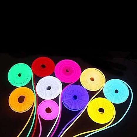 Neon Işık Şerit LED 12V 8 * 16mm Esnek Silikon IP67 Su Geçirmez