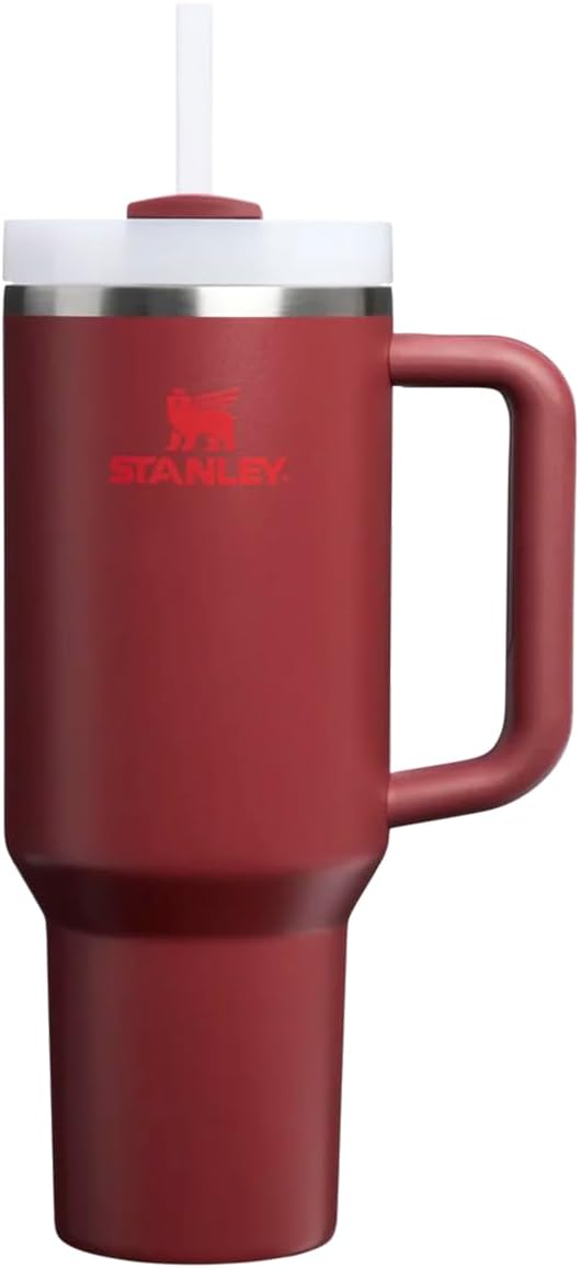STANLEY Quencher H2.0 FlowState Pipetli Termos Bardak 1.18 Litre - Cranberry | Paslanmaz Çelik