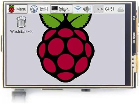 3.5" TFT Touchscreen LCD for Raspberry Pi, 320x480 Resolution, SPI & HDMI Interface, GPIO Mount, Resistive Touch Screen