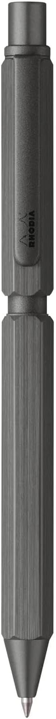 Rhodia 9371C MultiPen with 2 Refills Black/Red 0.5 mm + Graphite Lead Titanium