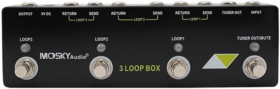 Guitar Loop Effect Pedal For MOSKY Audio 3 LOOP BOX Guitar Pedal Loop Effect Pedal Looper Pedal Tuner Replacement Part