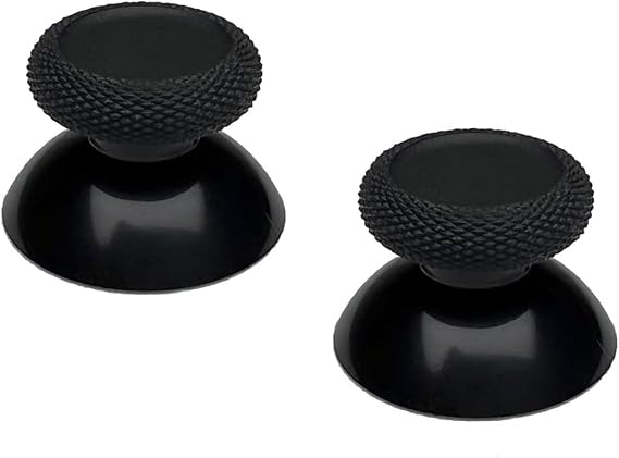 Black Replacement Thumbstick for Meta Quest 2 Controller Replacement 3D Joystick Repair Kit Button Custom Black Analog Stick Joystick Anti-Slip for Oculus Quest 2 VR Headset